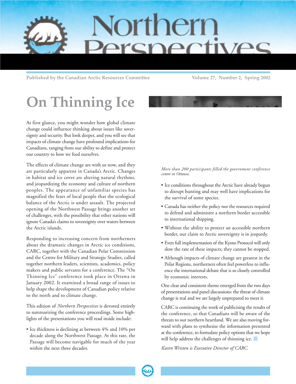 On Thinning Ice 2002