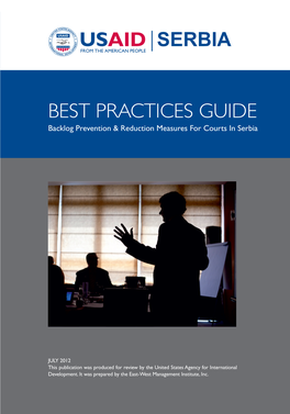 Best Practices Guide Backlog Reduction and Prevention Measures