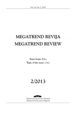 Megatrend Review Megatrend Revija