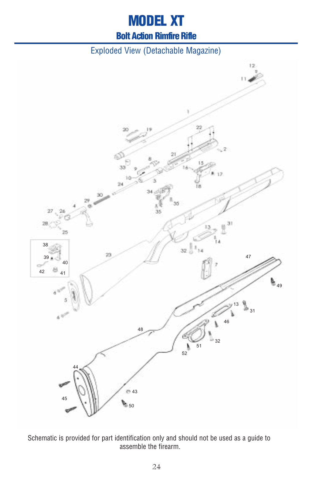 Marlin XT-22 / XT-17 Exploded View - DocsLib