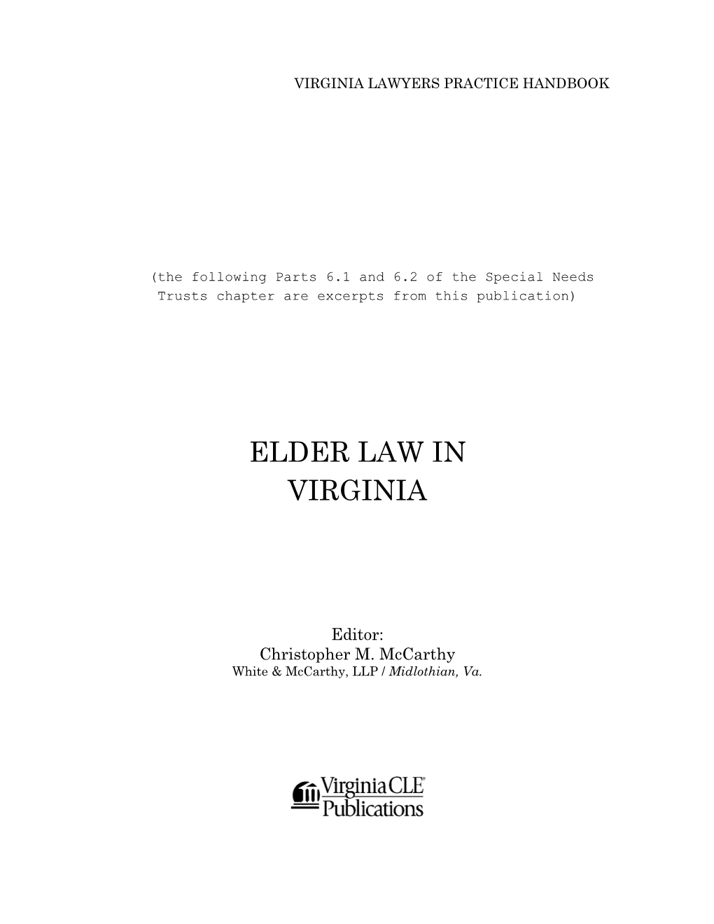 Elder Law 2011