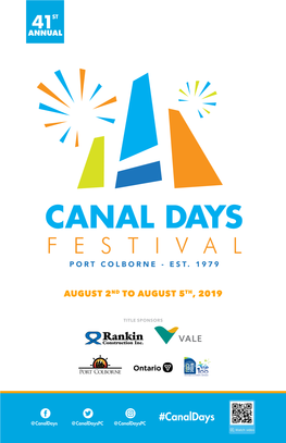 2019 Canal Days
