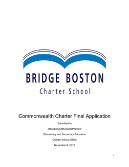 Commonwealth Charter Final Application