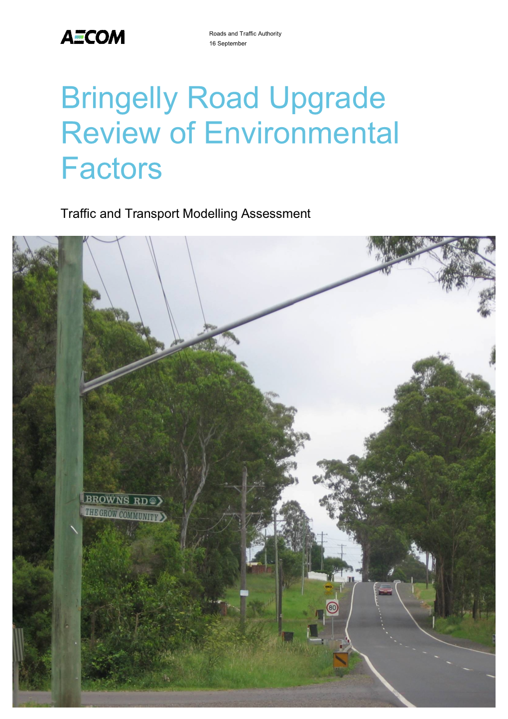 Bringelly Road Upgrade Review of Environmental Factors
