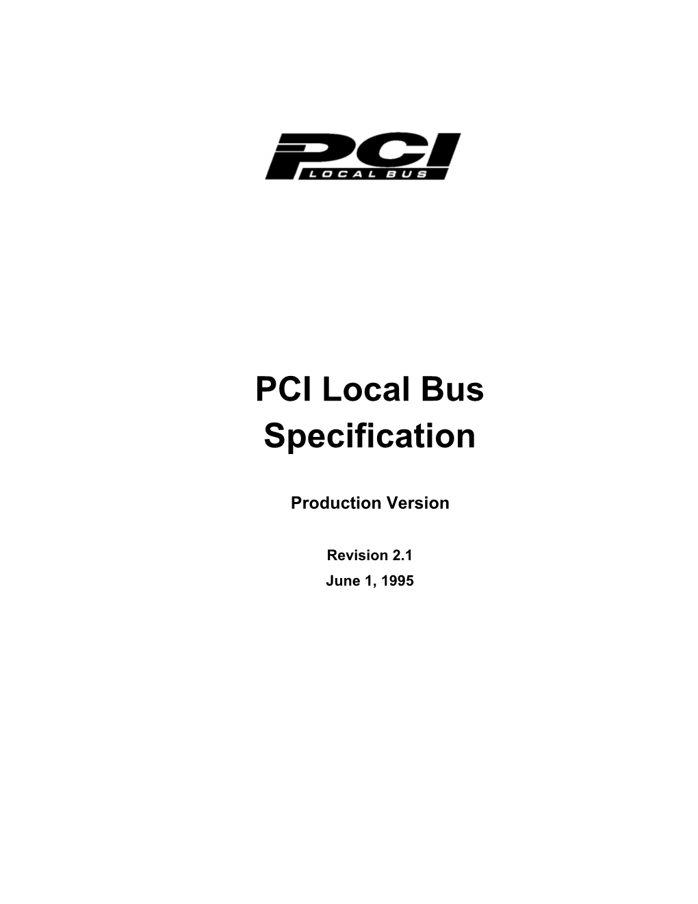 PCI Local Bus Specification