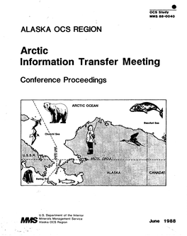 Arctic Information Transfer Meeting