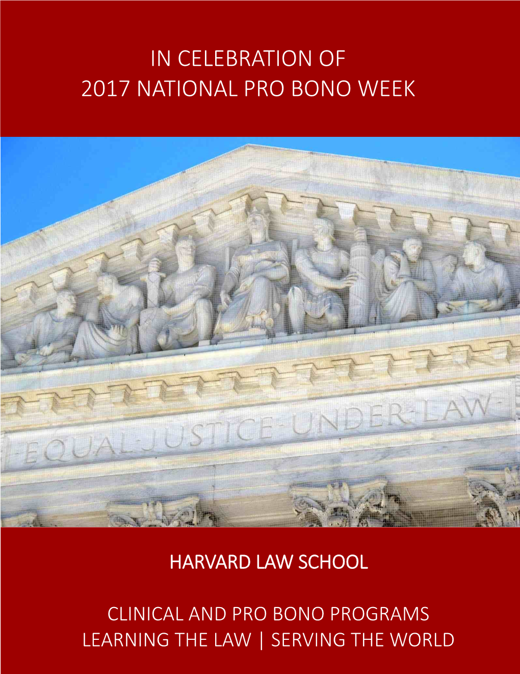 In Celebration of 2017 National Pro Bono Week