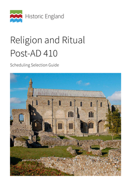 Religion and Ritual Post-AD 410 Scheduling Selection Guide Summary