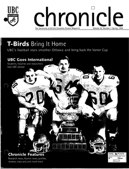 UBC Goes International Chronicle Features