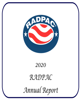2020 RADPAC Annual Report