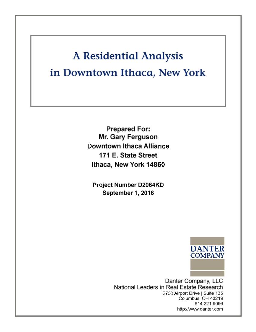 Downtown Residential Analysis