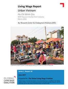 Living Wage Report Urban Vietnam