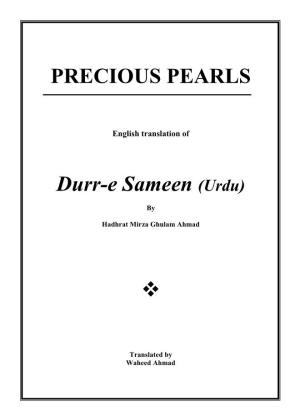 Durr-E-Sameen English Translation