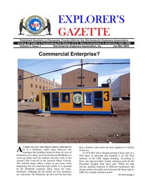 Gazette, Volume 4, Issue 1, Winter 2004, Page 13)