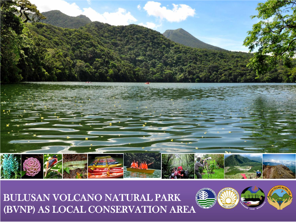 BULUSAN VOLCANO NATURAL PARK (BVNP) AS LOCAL CONSERVATION AREA  Presidential Proclamation No