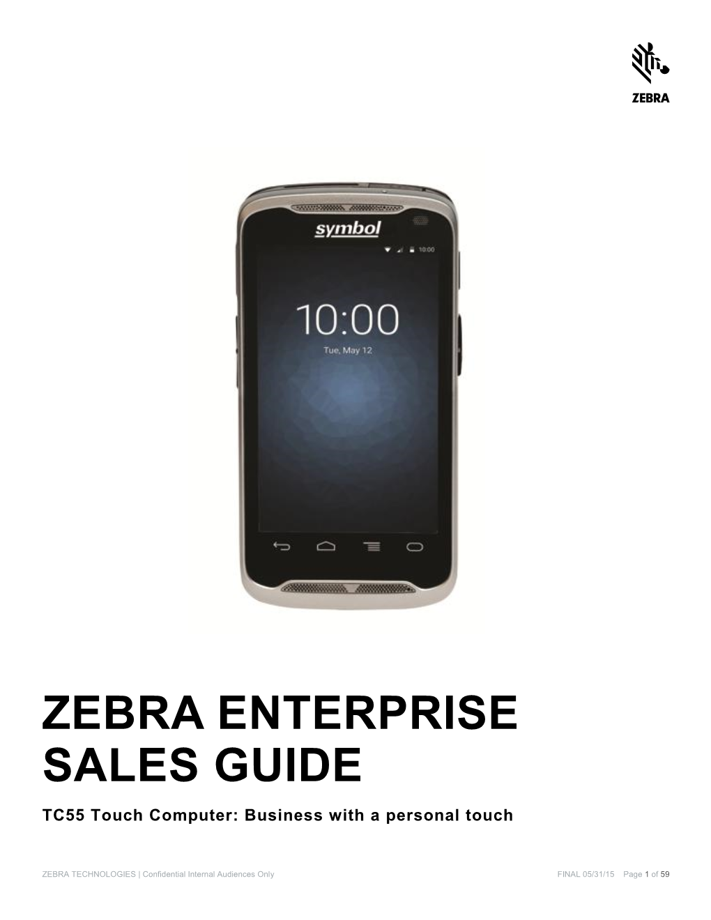 Zebra Enterprise Sales Guide