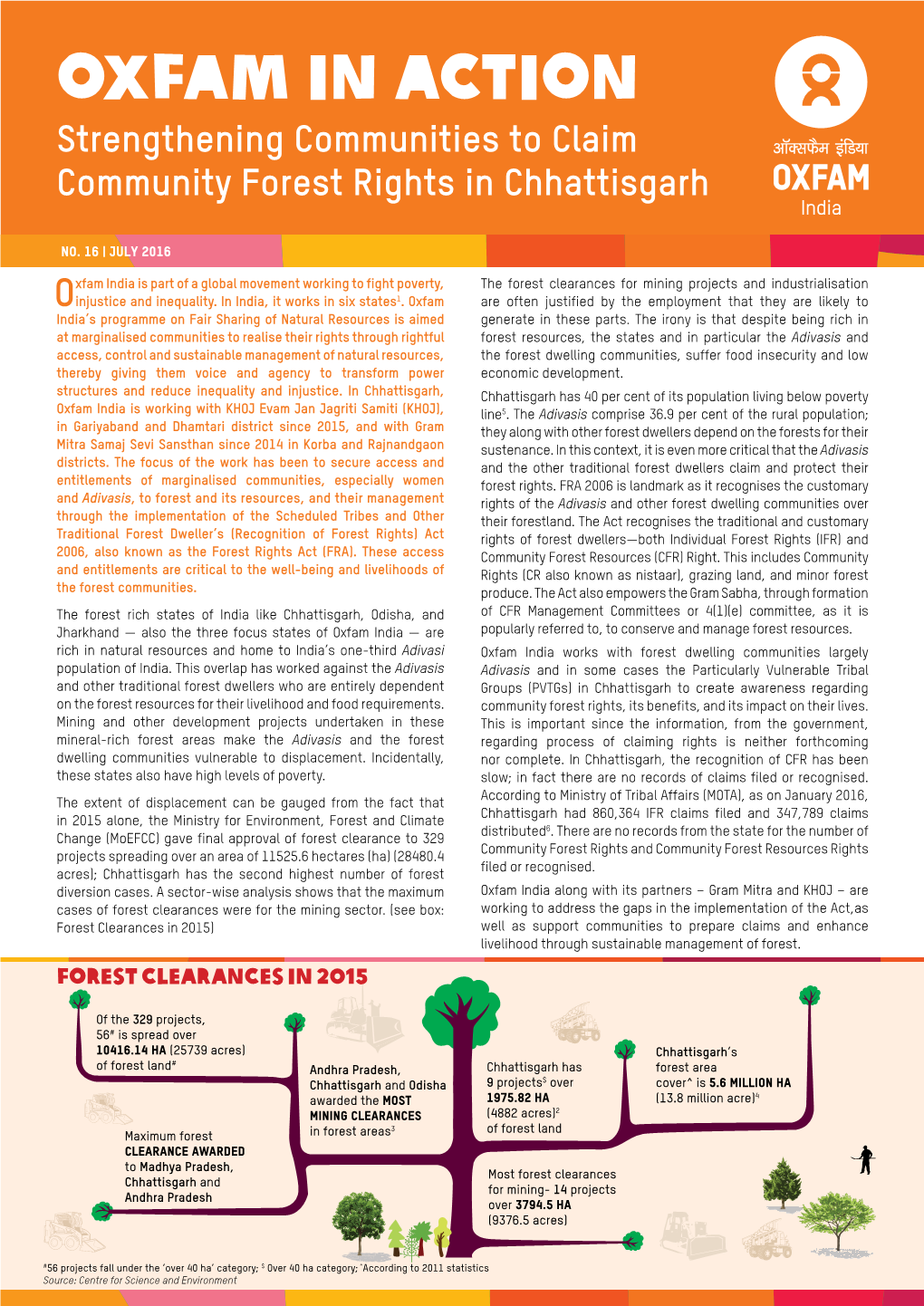 Strengthening Communities to Claim Community Forest Rights in Chhattisgarh