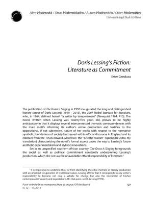 Doris Lessing's Fiction