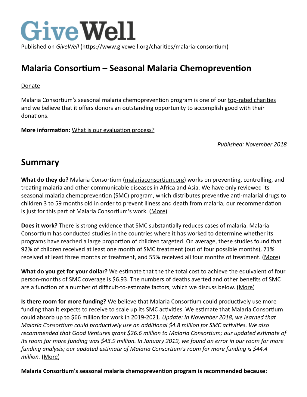 Malaria Consor Um