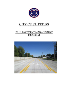 2018 Pavement Management Program