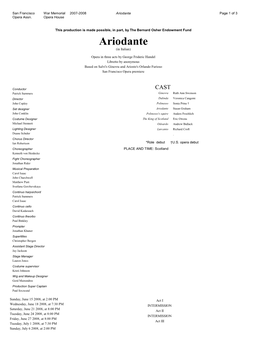 Ariodante Page 1 of 3 Opera Assn