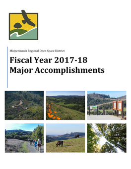 Fiscal Year 2017-18 Major Accomplishments