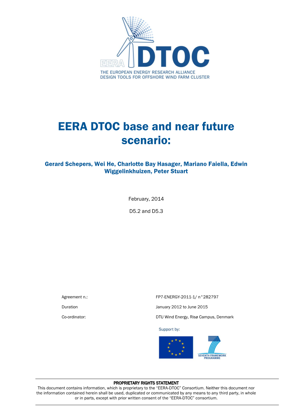 EERA DTOC Base and Near Future Scenario