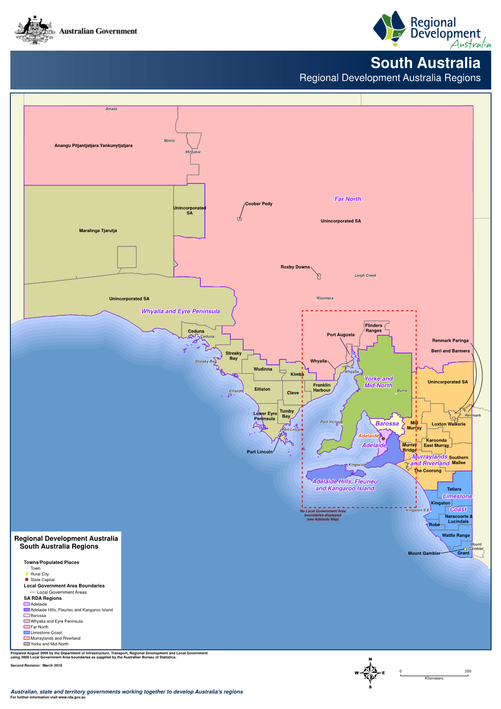 SA Regional Development Australia Regions