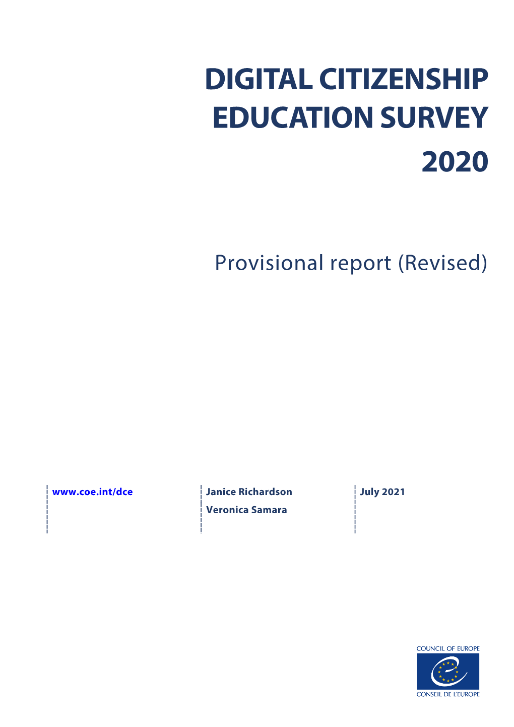 Digital Citizenship Education Survey 2020