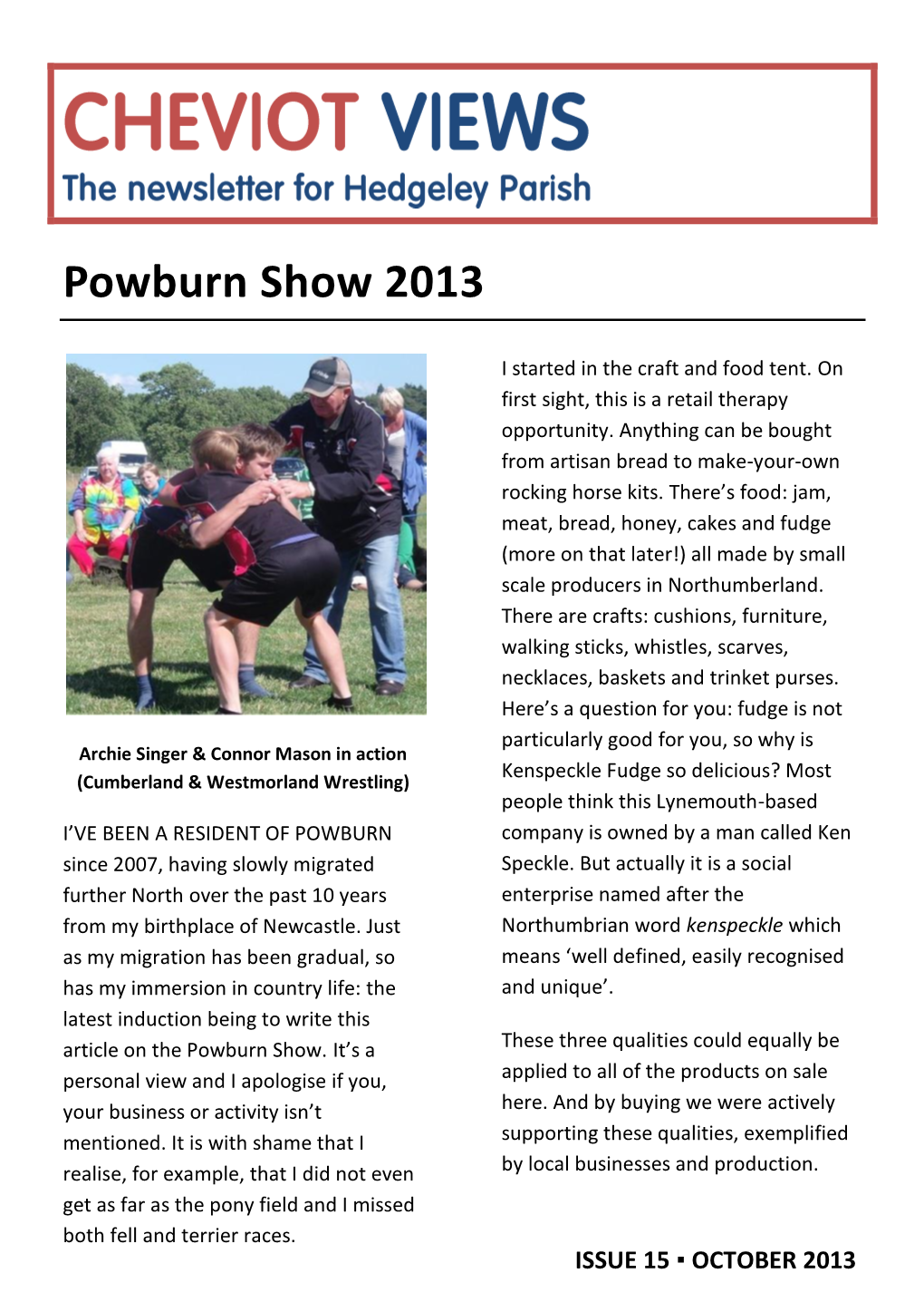 Powburn Show 2013
