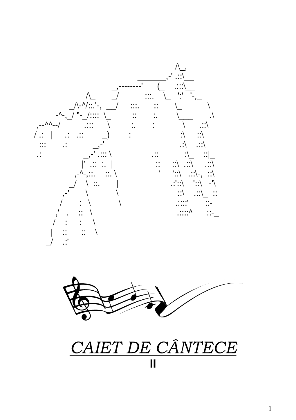 Caiet De Cântece Ii