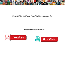 Direct Flights from Cvg to Washington Dc