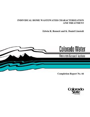 Individual Home Wastewater Characterization and Treatment