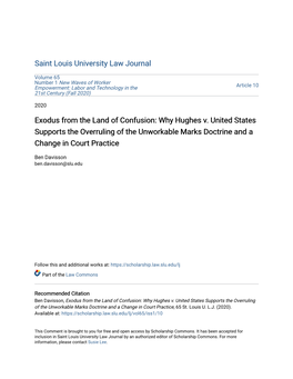 Exodus from the Land of Confusion: Why Hughes V. United States Supports the Overruling of the Unworkable Marks Doctrine and a Change in Court Practice