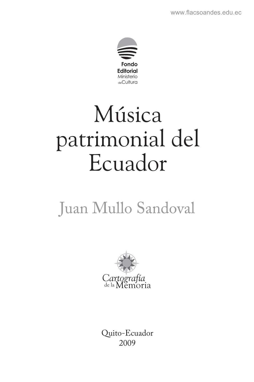 Música Patrimonial Del Ecuador