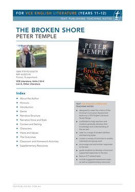 The Broken Shore Peter Temple