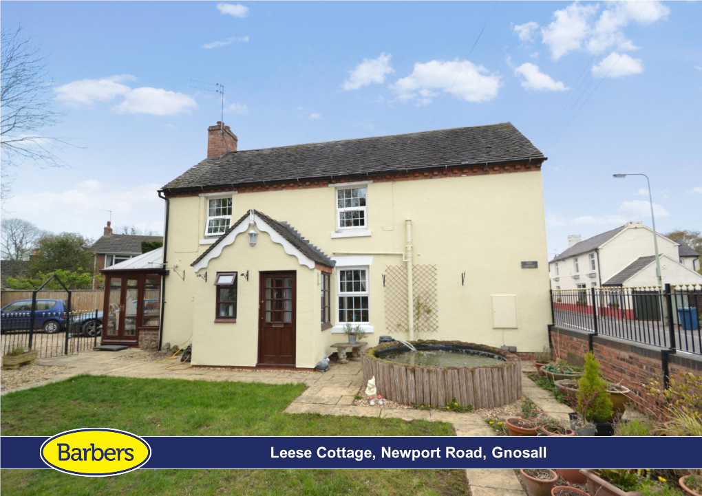 Leese Cottage, Newport Road, Gnosall