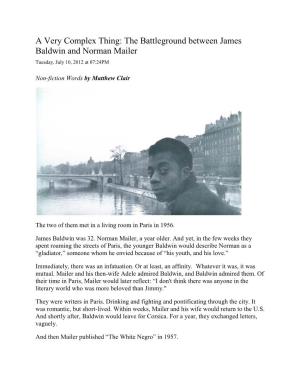 The Battleground Between James Baldwin and Norman Mailer Tuesday, July 10, 2012 at 07:24PM
