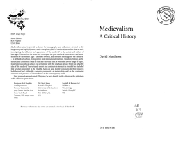Medievalistn ISSN 2043-8230