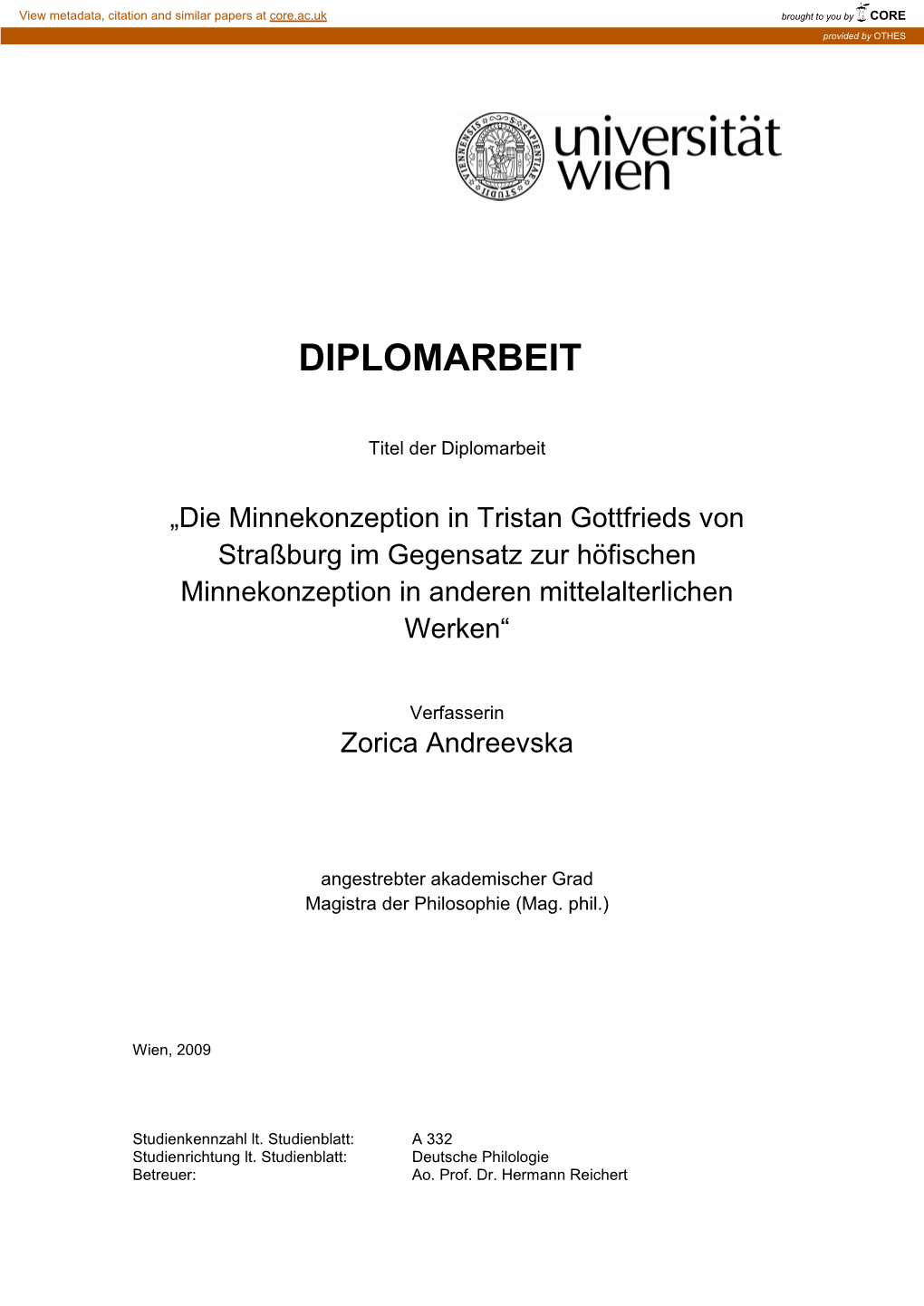 Diplomarbeit