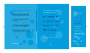 Extraction of Aromatics from Naphtha with Ionic Liquids