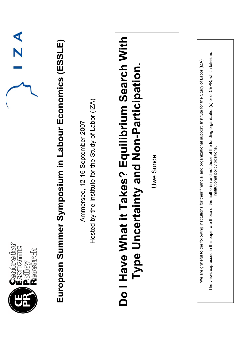 Equilibrium Search with Type Uncertainty and Non-Participation