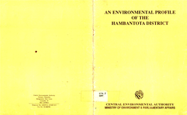 An Environmental Profile of the Hambantota District