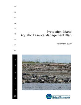 Protection Island Aquatic Reserve Management Plan