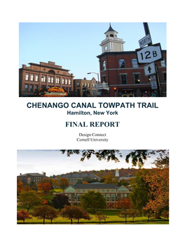 Chenango Canal Towpath Trail Final Report