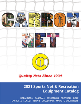 2021 Sports Net & Recreation Equipment Catalog