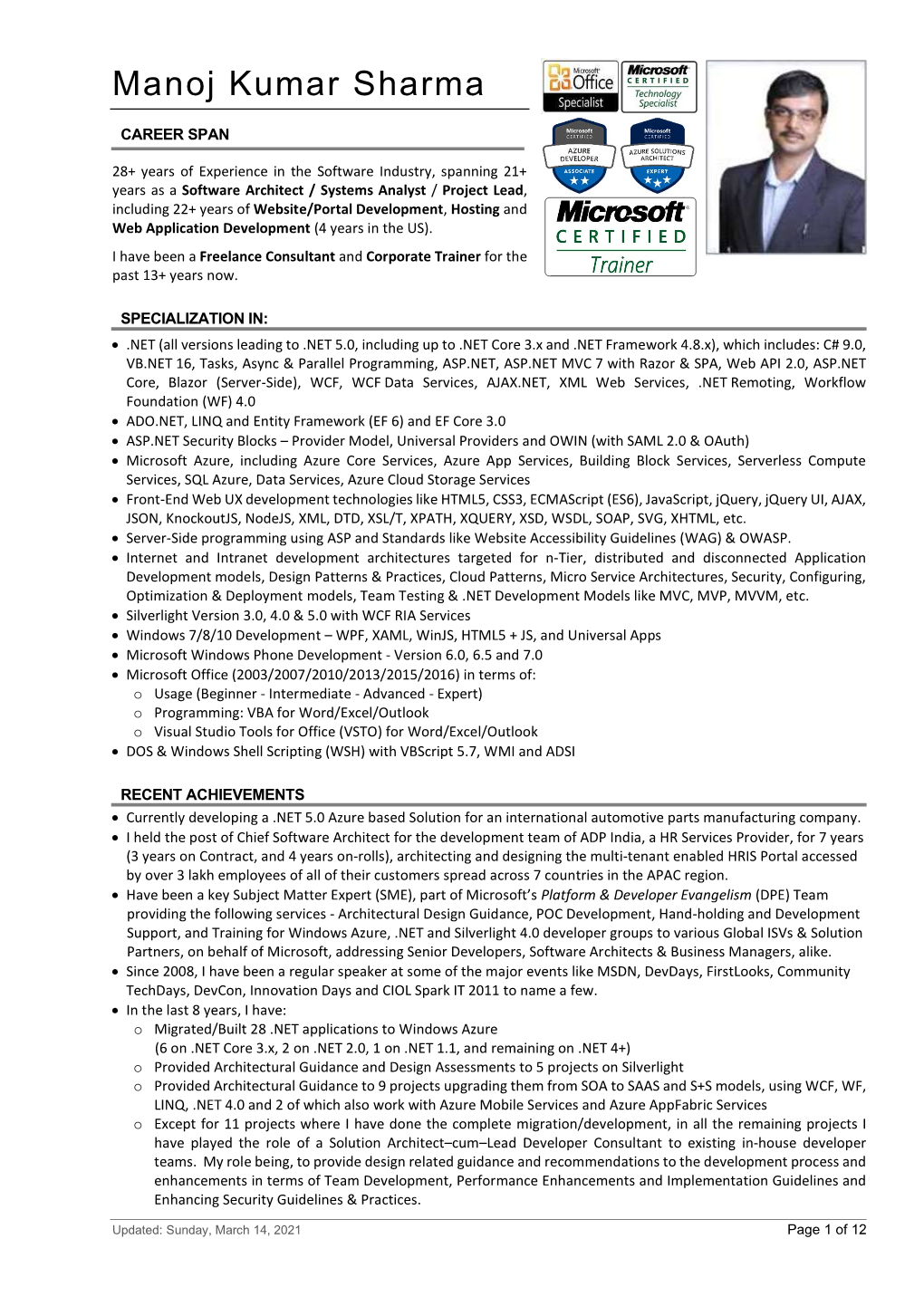 Manoj Trainerprofile.Pdf