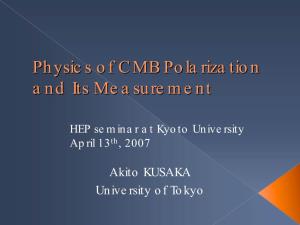 Physics of CMB Polarization and Its Measurement