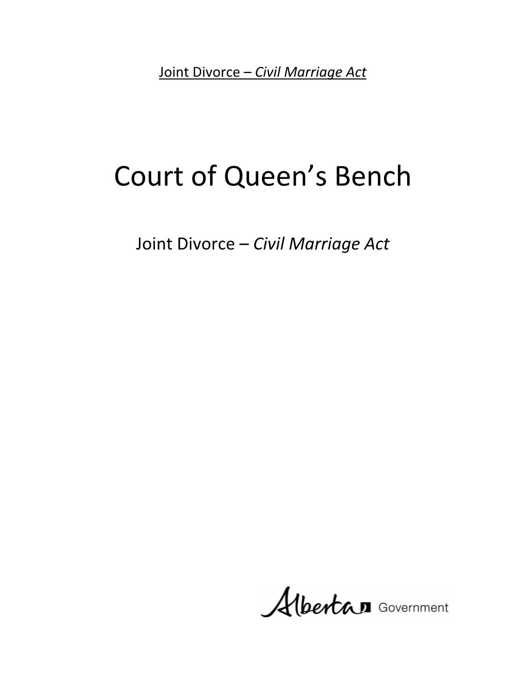 Court of Queen's Bench