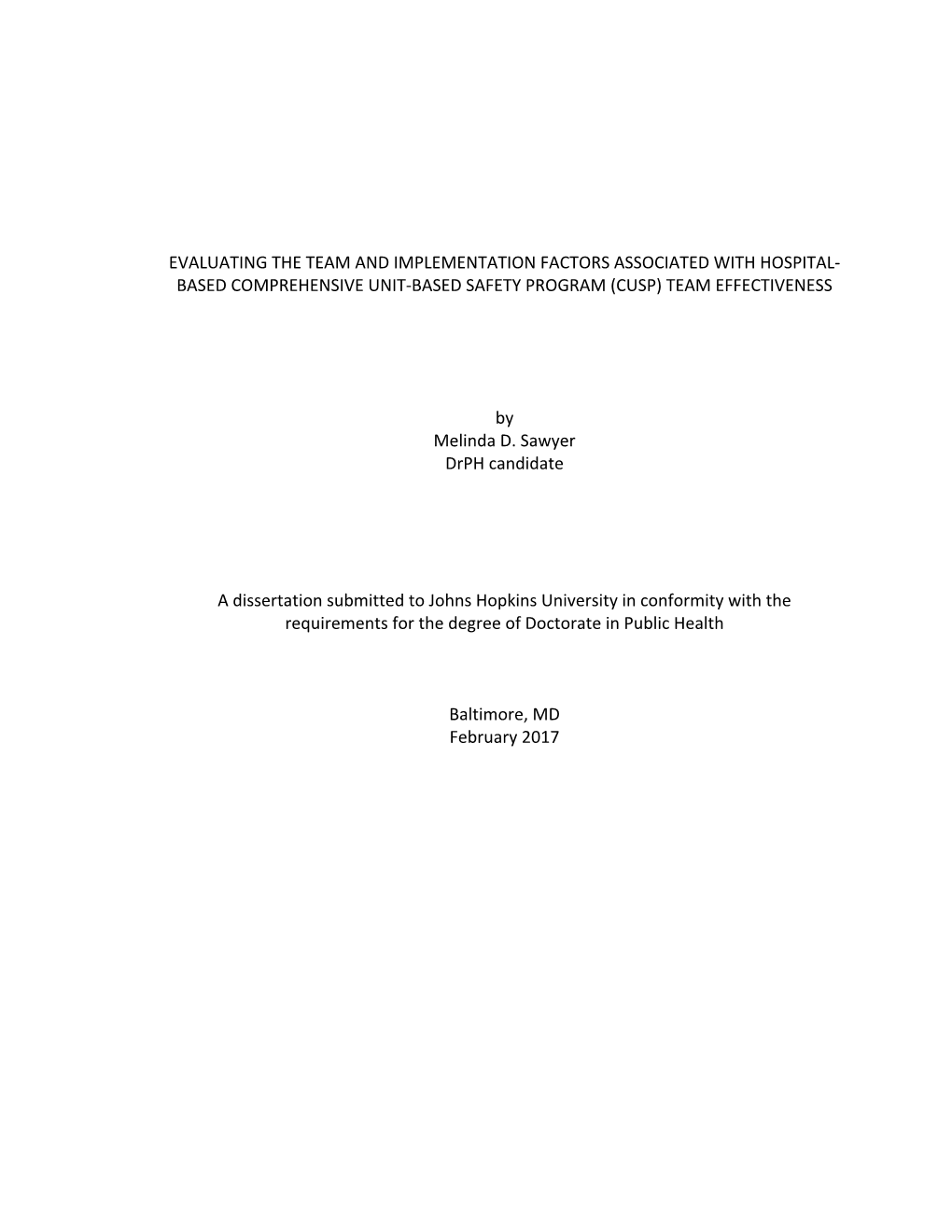 SAWYER-DISSERTATION-2017.Pdf